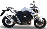 Système D'Échappement Homologué Au Niveau Sonore Albus Ceramic Aluminium Blanc - Gpr Compatible Avec Suzuki Gsr 750 (2011-2015)