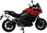 Système D'Échappement Homologué Au Niveau Sonore Albus Ceramic Aluminium Blanc - Gpr Compatible Avec Triumph Tiger 1050 Sport (2013-2015)