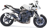 Système D'Échappement Catalytique Avec Homologation Acoustique Albus Ceramic Aluminium Blanc - Gpr Compatible Avec Yamaha Fz-1 - Fazer 1000 (2006-2014)