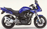 Système D'Échappement Homologué Au Niveau Sonore Albus Ceramic Aluminium Blanc - Gpr Compatible Avec Yamaha Fzs 1000 Fazer (2001-2005)