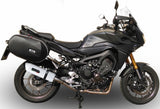 Complete Non-Catalytic Exhaust System With Sound Certification Albus Ceramic White Aluminium - Gpr Compatible With Yamaha Tracer Fj-09 Tr (2015-2016)
