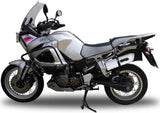 Système D'Échappement Homologué Au Niveau Sonore Albus Ceramic Aluminium Blanc - Gpr Compatible Avec Yamaha Xt 1200 Z Super Ténéré (2010-2016)