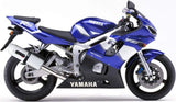Système D'Échappement Homologué Au Niveau Sonore Albus Ceramic Aluminium Blanc - Gpr Compatible Avec Yamaha Yzf-R6 (1999-2002)
