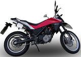 Double Sortie D'Échappement Homologuée Au Niveau Sonore Albus Ceramic Aluminium Blanc - Gpr Compatible Avec Husqvarna Tr 650 Terra - Strada (2013-2015)