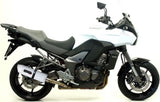 Système D'Échappement Homologué Au Niveau Sonore Albus Ceramic Aluminium Blanc - Gpr Compatible Avec Kawasaki Versys 1000 Ie (2011-2013)