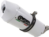 Système D'Échappement Homologué Au Niveau Sonore Albus Evo4 Aluminium Blanc - Gpr Compatible Avec Honda Vfr 800 X (2017-2020)