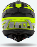 Casque Off-Road Pour Moto Airoh Aviator 3 - Av3M31 Hpc Carbon Jaune Mat Monarch Taille L