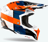 Casque Off-Road Pour Moto Airoh Aviator 3 - Av3M32 Hpc Carbon Orange Gloss Monarch Taille S
