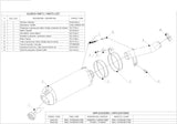 Système D'Échappement Homologué Au Niveau Sonore Oval Titanium Carbon - Mivv Compatible Avec Bmw R 1200 Gs (2004-2007)