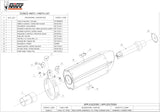 Système D'Échappement Homologué Au Niveau Sonore Suono Acier Carbon - Mivv Compatible Avec Bmw R 1150 (2000-2006)