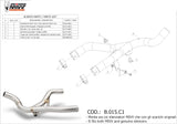 Tuyau De Raccordement Non Catalysé - Mivv Compatible Avec Bmw R 1150 Gs (1999-2003)