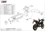 Système D'Échappement Homologué Au Niveau Sonore Suono Acier Noir Carbon - Mivv Compatible Avec Bmw F 750 Gs (2018-2024)