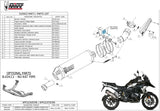Système D'Échappement Homologué Au Niveau Sonore Oval Titanium Carbon - Mivv Compatible Avec Bmw R 1250 Gs (2019-2023)