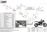 Système D'Échappement Complet Sans Catalyseur Et Homologué Au Niveau Sonore Gppro Acier Noir - Mivv Compatible Avec Bmw G 310 Gs (2017-2024)