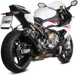 Système D'Échappement Homologué Au Niveau Sonore Delta Race Carbon Carbon - Mivv Compatible Avec Bmw S 1000 Rr (2019-2024)