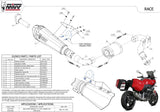 Système D'Échappement Homologué Au Niveau Sonore Delta Race Acier Carbon - Mivv Compatible Avec Bmw F 900 Xr (2020-2024)