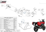 Système D'Échappement Homologué Au Niveau Sonore Oval Titanium Carbon - Mivv Compatible Avec Bmw F 900 Xr (2020-2024)