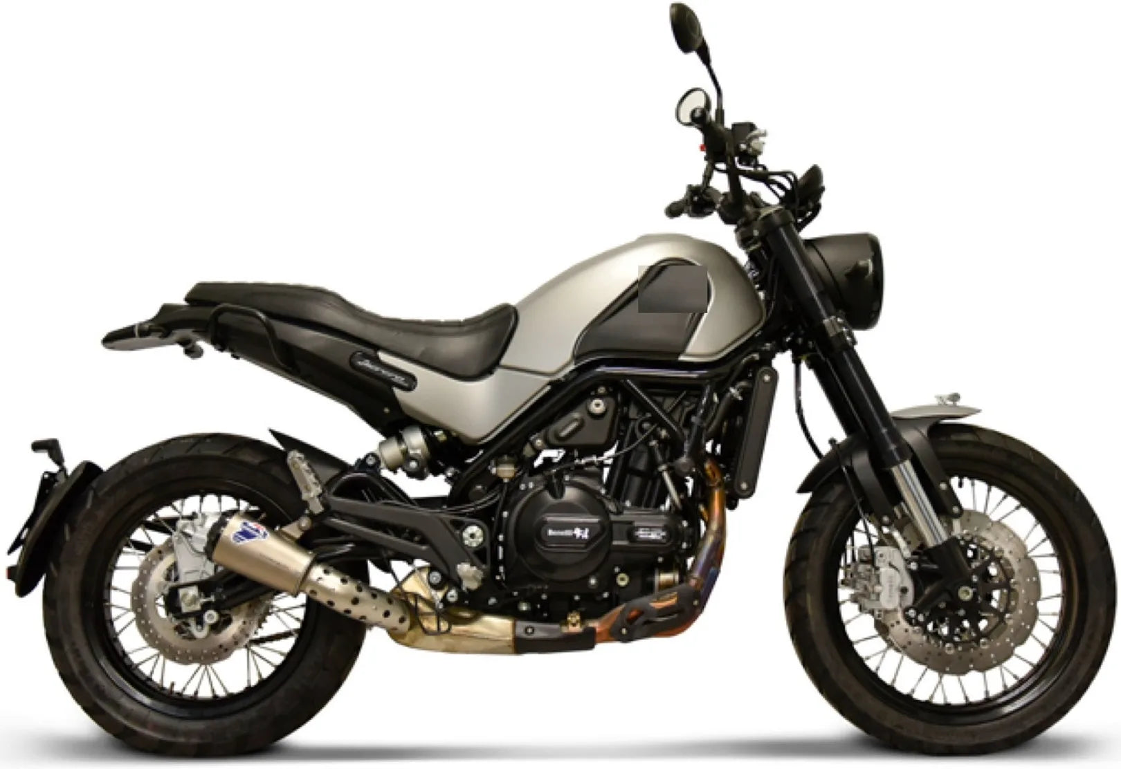 Échappement Sans Homologation Sonore Gp2R-Rht Titanium Aluminium Cap - Termignoni Compatible Avec Benelli Leoncino 500 (2018-2020)