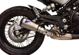 Exhaust Tip Without Sound Certification Gp2R-Rht Titanium Aluminium Cap - Termignoni Compatible With Benelli Leoncino 500 (2018-2020)