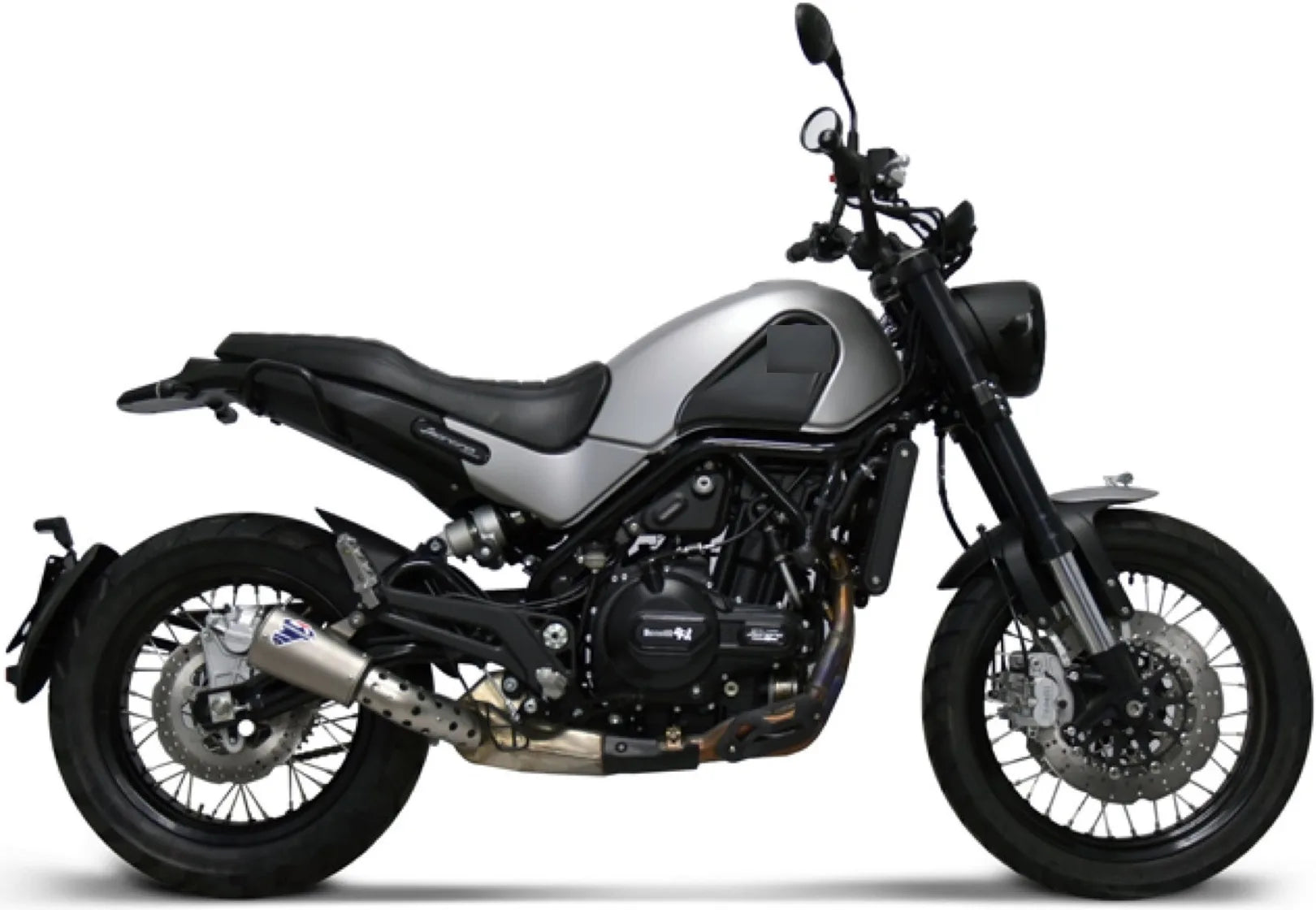 Échappement Sans Homologation Sonore Gp2R-R Acier Inox - Termignoni Compatible Avec Benelli Leoncino 500 (2018-2020)