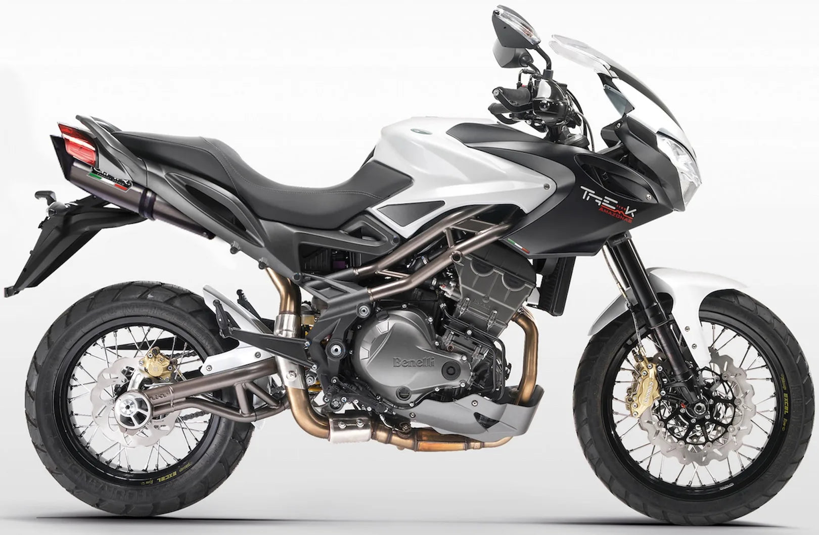 Système D'Échappement Homologué Au Niveau Sonore Tiburon Titanium - Gpr Compatible Avec Benelli Tre 1130 K (2006-2016)