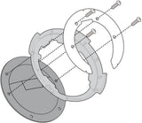 Sacoche Réservoir Tanklock Noir 25 Lt Nylon - Givi Compatible Avec Honda Crosstourer 1200 - Dct (2012-2013)