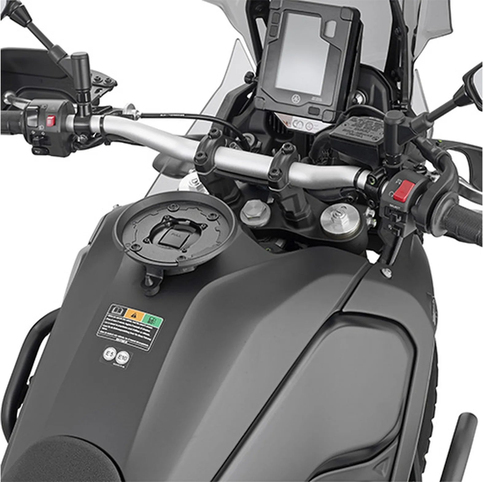 Sacoche Réservoir Tanklock Noir 15 Lt Xl06B Nylon - Givi Compatible Avec Yamaha Ténéré 700 (2021-2024)
