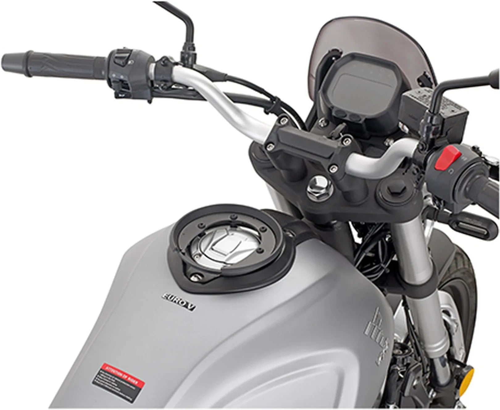 Sacoche Réservoir Tanklock Noir 5 Lt Mt504 Nylon - Givi Compatible Avec Voge Trofeo 300 Ac Scrambler (2022-2024)