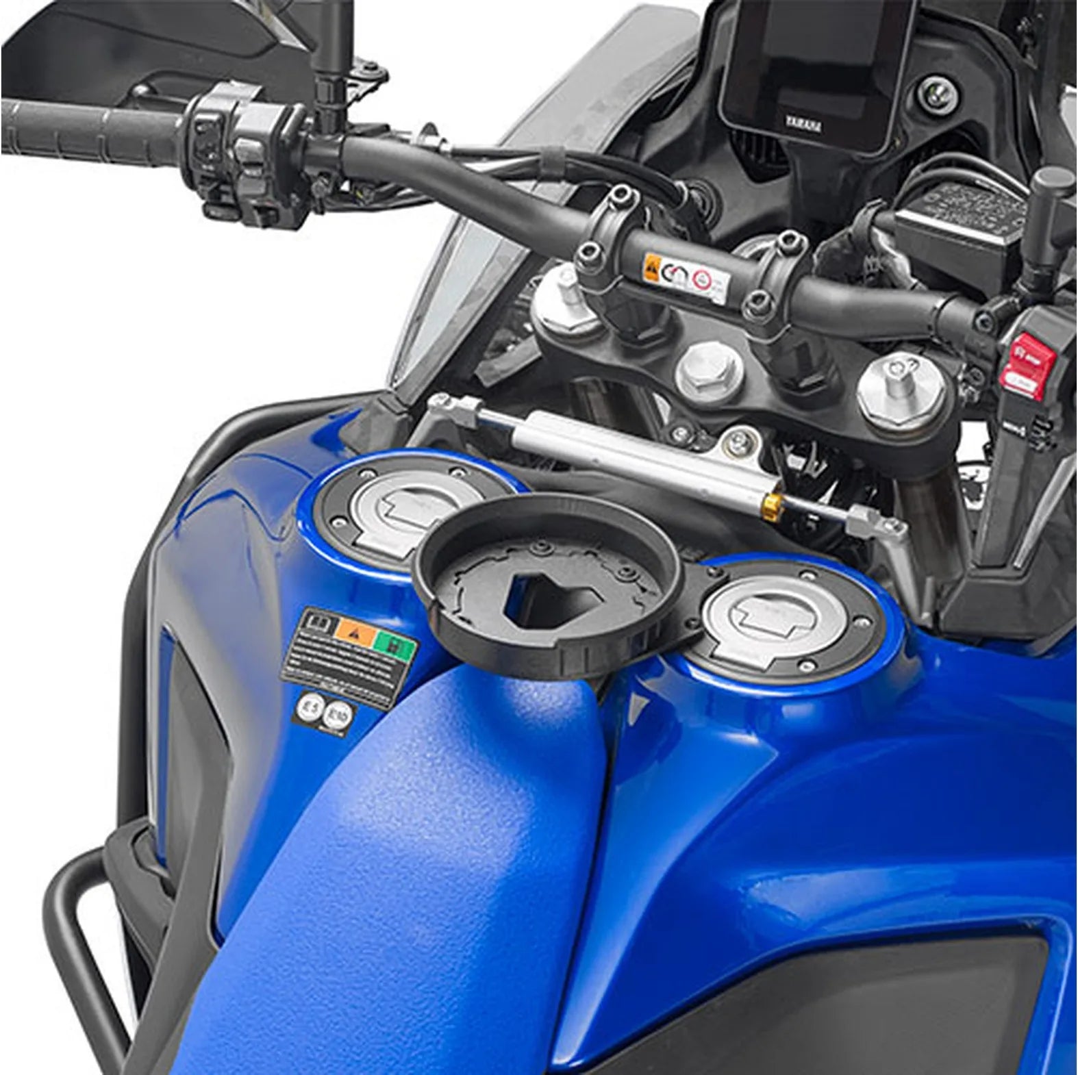 Sacoche Réservoir Tanklock Noir 5 Lt Mt504 Nylon - Givi Compatible Avec Yamaha Ténéré 700 World Raid (2022-2024)