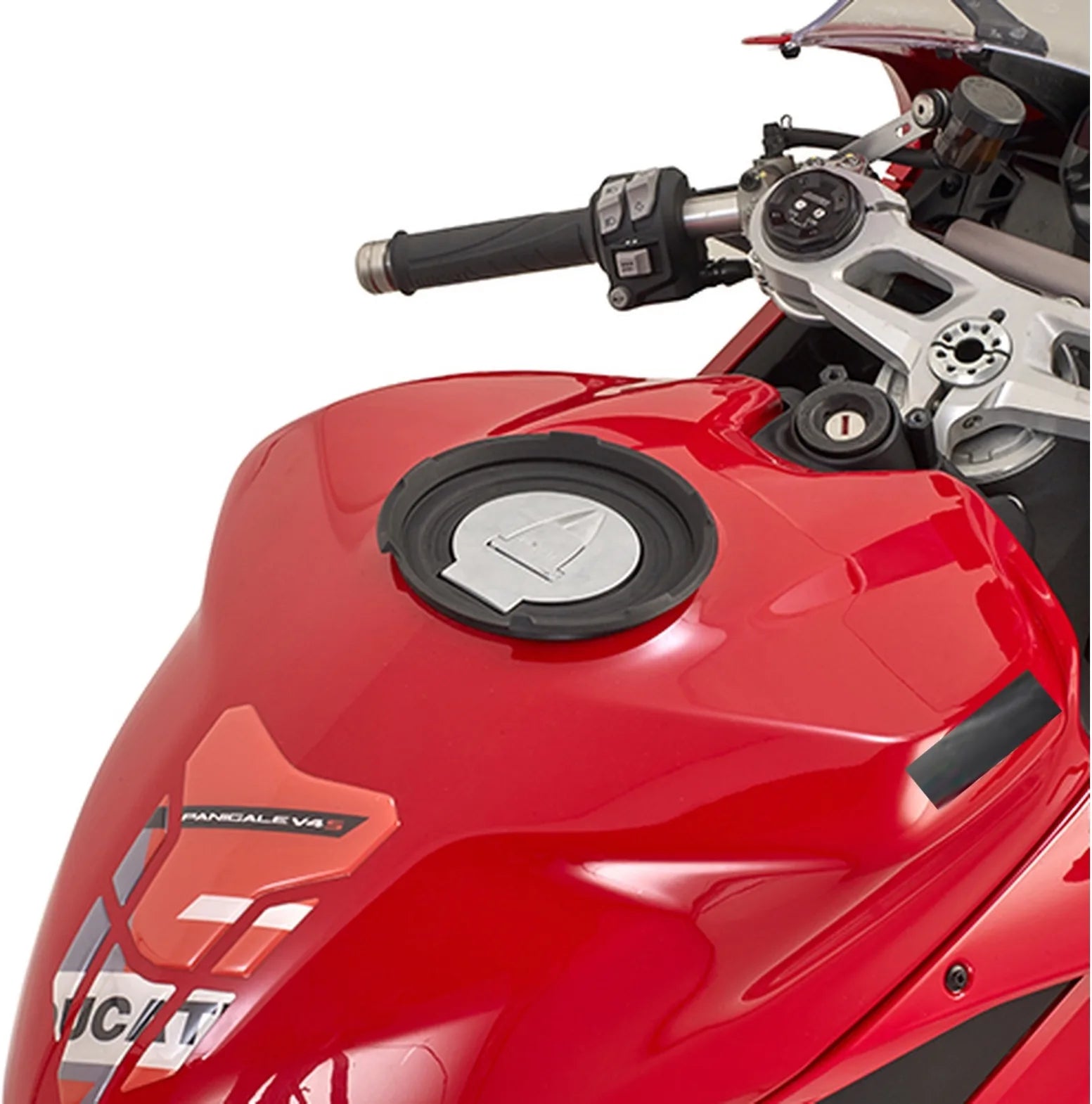 Sacoche Réservoir Tanklock Noir 5 Lt Mt504 Nylon - Givi Compatible Avec Aprilia Tuono V4 Factory 1100 (2015-2025)