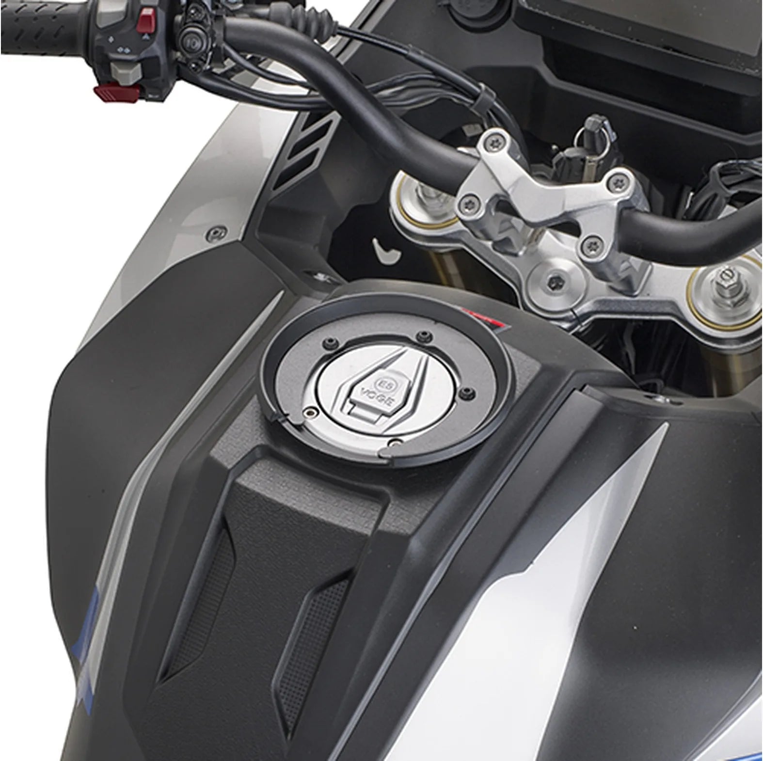 Sacoche Réservoir Tanklock Noir 5 Lt Mt504 Nylon - Givi Compatible Avec Voge Valico 625 Dsx (2025)