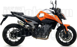 Système D'Échappement Homologué Au Niveau Sonore Gp2 Gp-2 Titanium Acier - Arrow Special Parts Compatible Avec Ktm 790 Duke (2023)