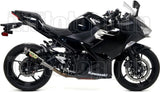 Système D'Échappement Complet Sans Catalyseur Et Homologué Au Niveau Sonore Gp2 Gp-2 Nichrom Noir Acier - Arrow Special Parts Compatible Avec Kawasaki Z 400 (2019-2020)
