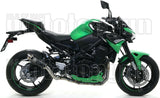 Système D'Échappement Complet Sans Catalyseur Et Homologué Au Niveau Sonore Gp2 Gp-2 Nichrom Noir Acier - Arrow Special Parts Compatible Avec Kawasaki Z 900 (2020-2024)