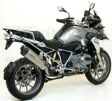 Système D'Échappement Homologué Au Niveau Sonore Maxi Race-Tech Titanium Carbon - Arrow Special Parts Compatible Avec Bmw R 1200 Gs Adventure (2013-2018)