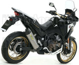 Système D'Échappement Homologué Au Niveau Sonore Maxi Race-Tech Aluminium Carbon - Arrow Special Parts Compatible Avec Honda Crf 1100 L Africa Twin Adventure Sports (2020-2023)