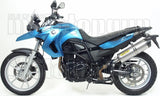 Système D'Échappement Homologué Au Niveau Sonore Maxi Race-Tech Aluminium Carbon - Arrow Special Parts Compatible Avec Bmw F 800 Gs Adventure (2008-2016)