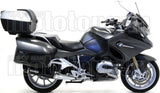 Système D'Échappement Homologué Au Niveau Sonore Maxi Race-Tech Aluminium Noir Carbon - Arrow Special Parts Compatible Avec Bmw R 1200 Rt (2014-2016)