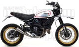 Échappement Sans Homologation Sonore Pro-Race Titanium Titanium - Arrow Special Parts Compatible Avec Ducati Scrambler 800 Desert Sled (2017-2020)