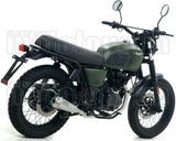 Système D'Échappement Complet Sans Catalyseur Et Homologué Au Niveau Sonore Pro-Race Nichrom Acier - Arrow Special Parts Compatible Avec Brixton Felsberg 125 X (2019-2020)