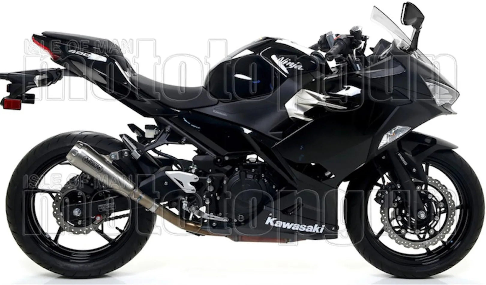 Système D'Échappement Complet Sans Catalyseur Et Homologué Au Niveau Sonore Pro-Race Nichrom Acier - Arrow Special Parts Compatible Avec Kawasaki Z 400 (2019-2020)