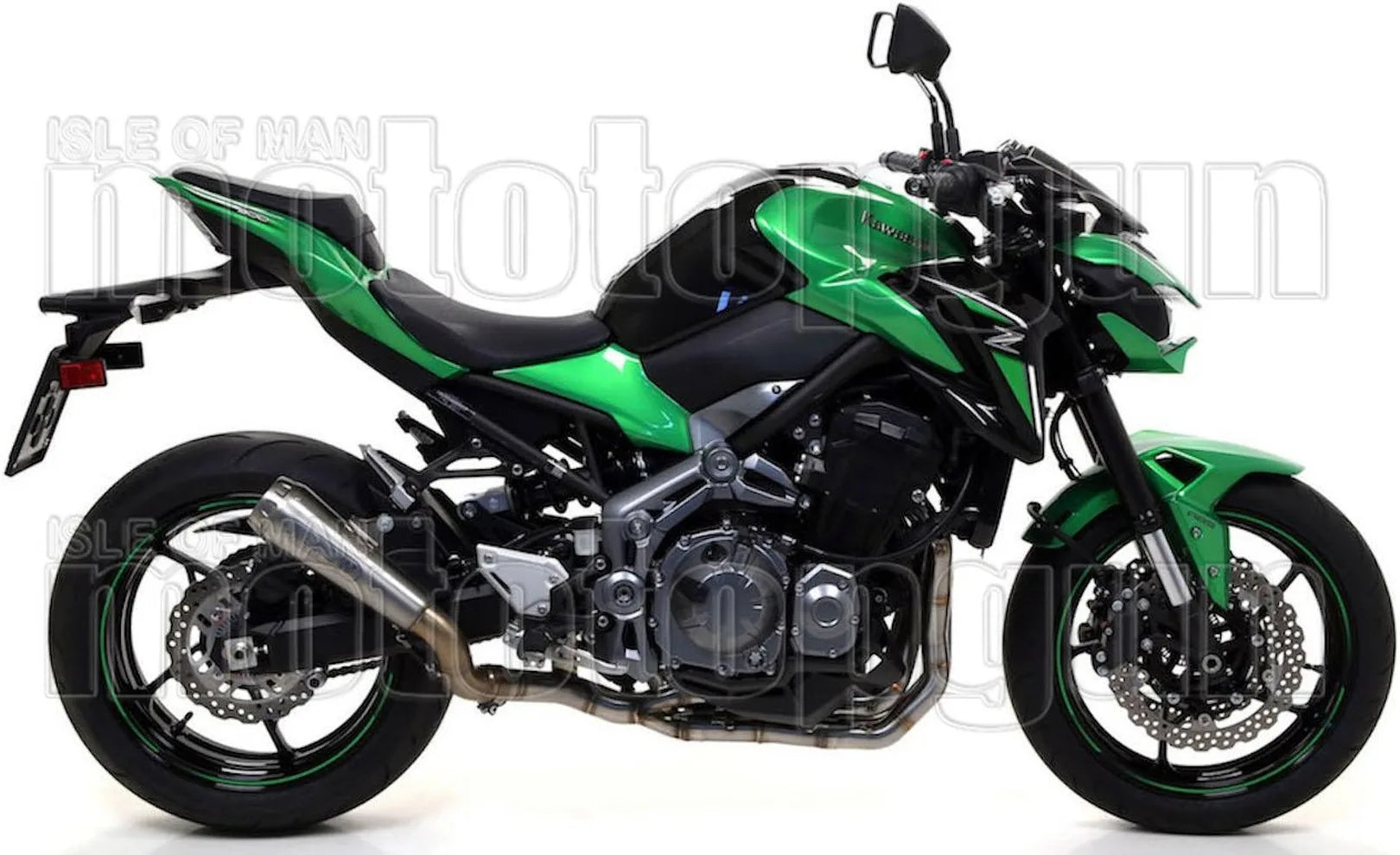 Système D'Échappement Homologué Au Niveau Sonore Pro-Race Nichrom Acier - Arrow Special Parts Compatible Avec Kawasaki Z 900 E (2017-2018)