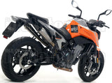 Complete Non-Catalytic Exhaust System With Sound Certification Pro-Race Nichrom Stainless Steel - Arrow Special Parts Compatible With Ktm 790 Duke (2018-2020)