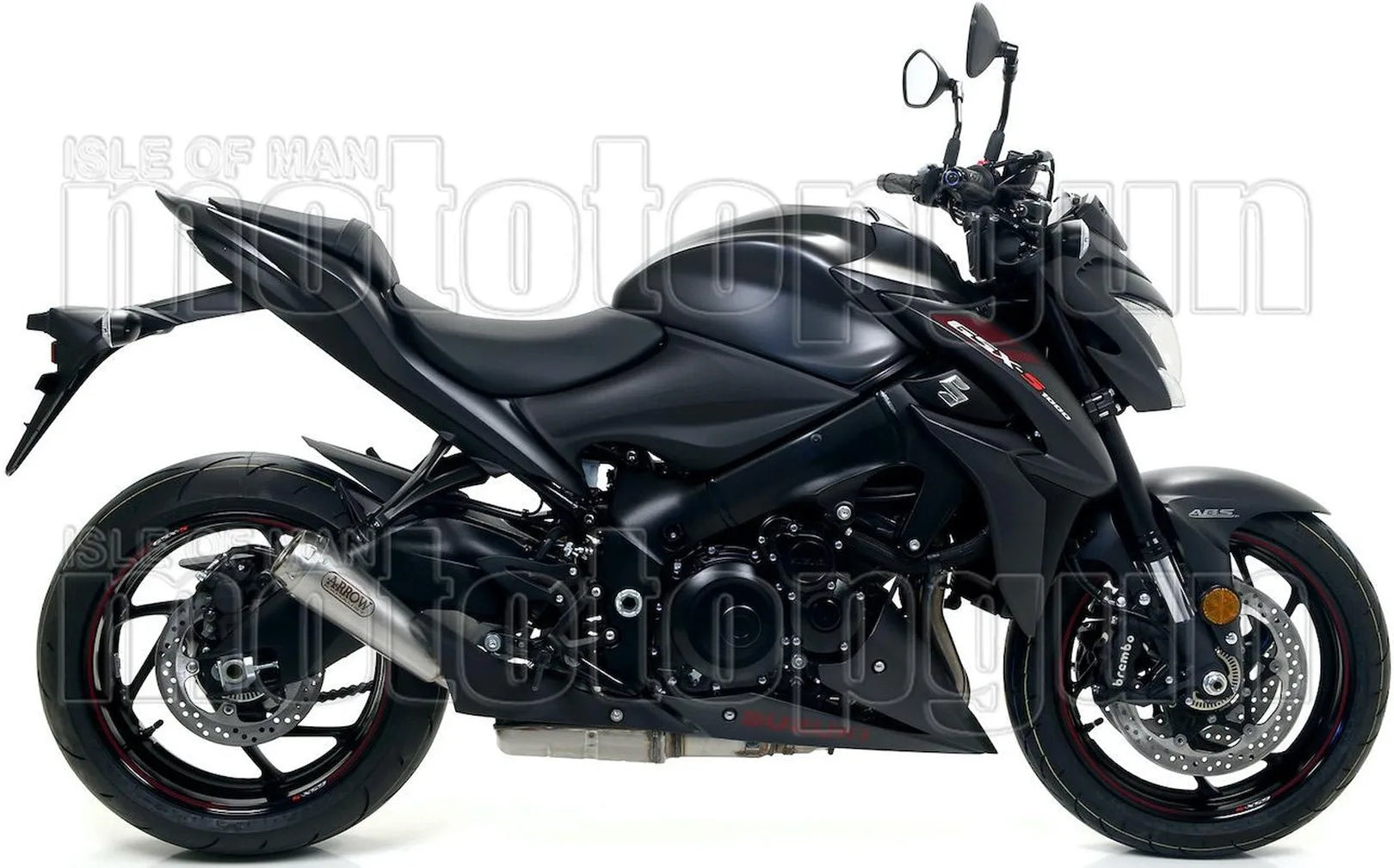 Système D'Échappement Homologué Au Niveau Sonore Pro-Race Nichrom Acier - Arrow Special Parts Compatible Avec Suzuki Gsx-S 1000 F (2015-2020)