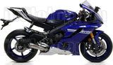 Système D'Échappement Complet Sans Catalyseur Et Homologué Au Niveau Sonore Pro-Race Nichrom Acier - Arrow Special Parts Compatible Avec Yamaha Yzf-R6 (2017-2021)