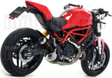 Système D'Échappement Non Catalysé Et Homologué Au Niveau Sonore Pro-Race Nichrom Noir Acier - Arrow Special Parts Compatible Avec Ducati Monster 797 (2017-2018)