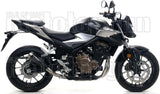 Système D'Échappement Homologué Au Niveau Sonore Pro-Race Nichrom Noir Acier - Arrow Special Parts Compatible Avec Honda Cb 500 F (2019-2020)