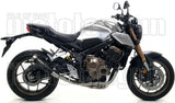 Échappement Sans Homologation Sonore Pro-Race Nichrom Noir Acier - Arrow Special Parts Compatible Avec Honda Cbr 650 R (2019-2023)