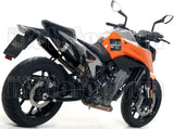 Système D'Échappement Homologué Au Niveau Sonore Pro-Race Nichrom Noir Acier - Arrow Special Parts Compatible Avec Ktm 890 Duke R (2020-2023)