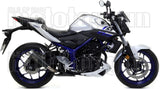 Système D'Échappement Homologué Au Niveau Sonore Pro-Race Nichrom Noir Acier - Arrow Special Parts Compatible Avec Yamaha Yzf-R3 (2021-2024)